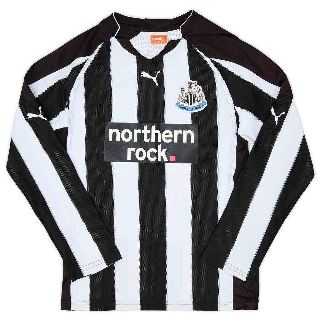 2010-11 Newcastle Home L/S Shirt - 6/10 - (XL.Boys)