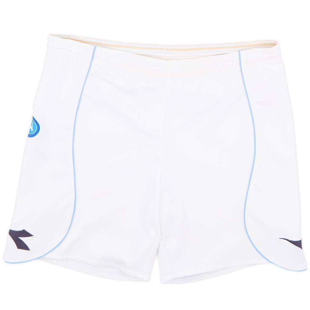 2008-09 Napoli Home Shorts - 6/10 - (L)