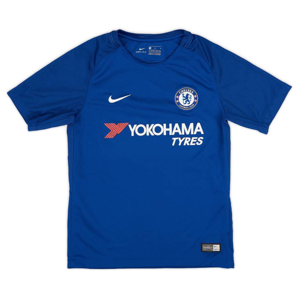 2017-18 Chelsea Home Shirt - 8/10 - (M.Boys)