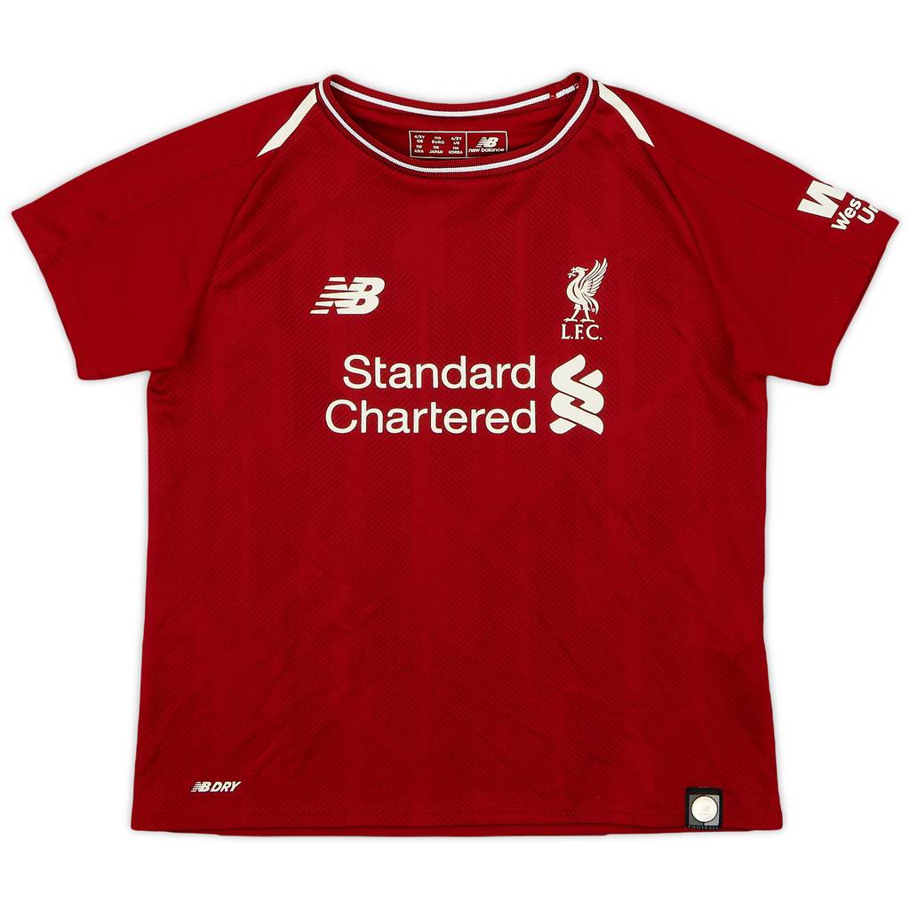 2018-19 Liverpool Home Shirt - 8/10 - (4-5 Years)