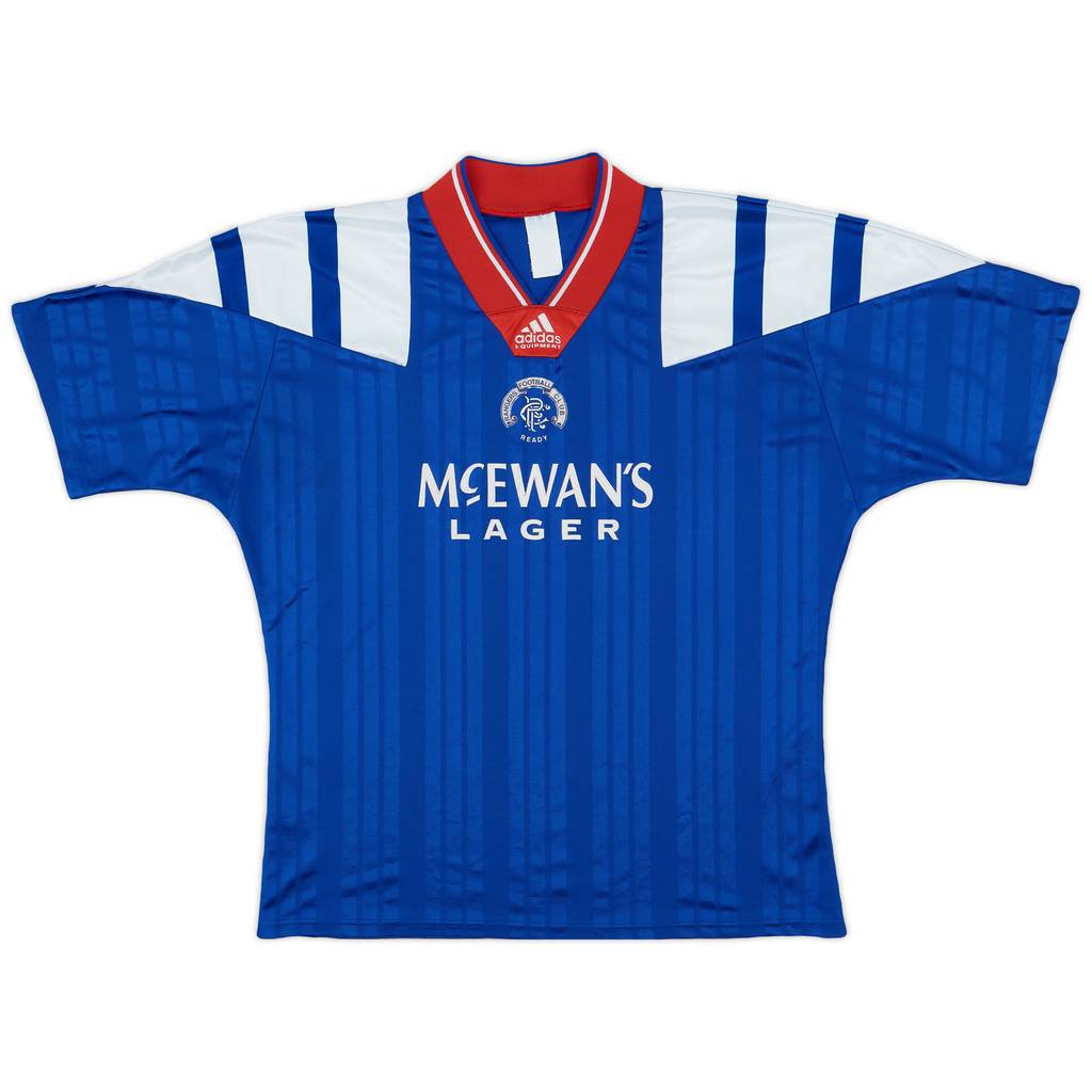 1992-94 Rangers Home Shirt - 8/10 - (XL)