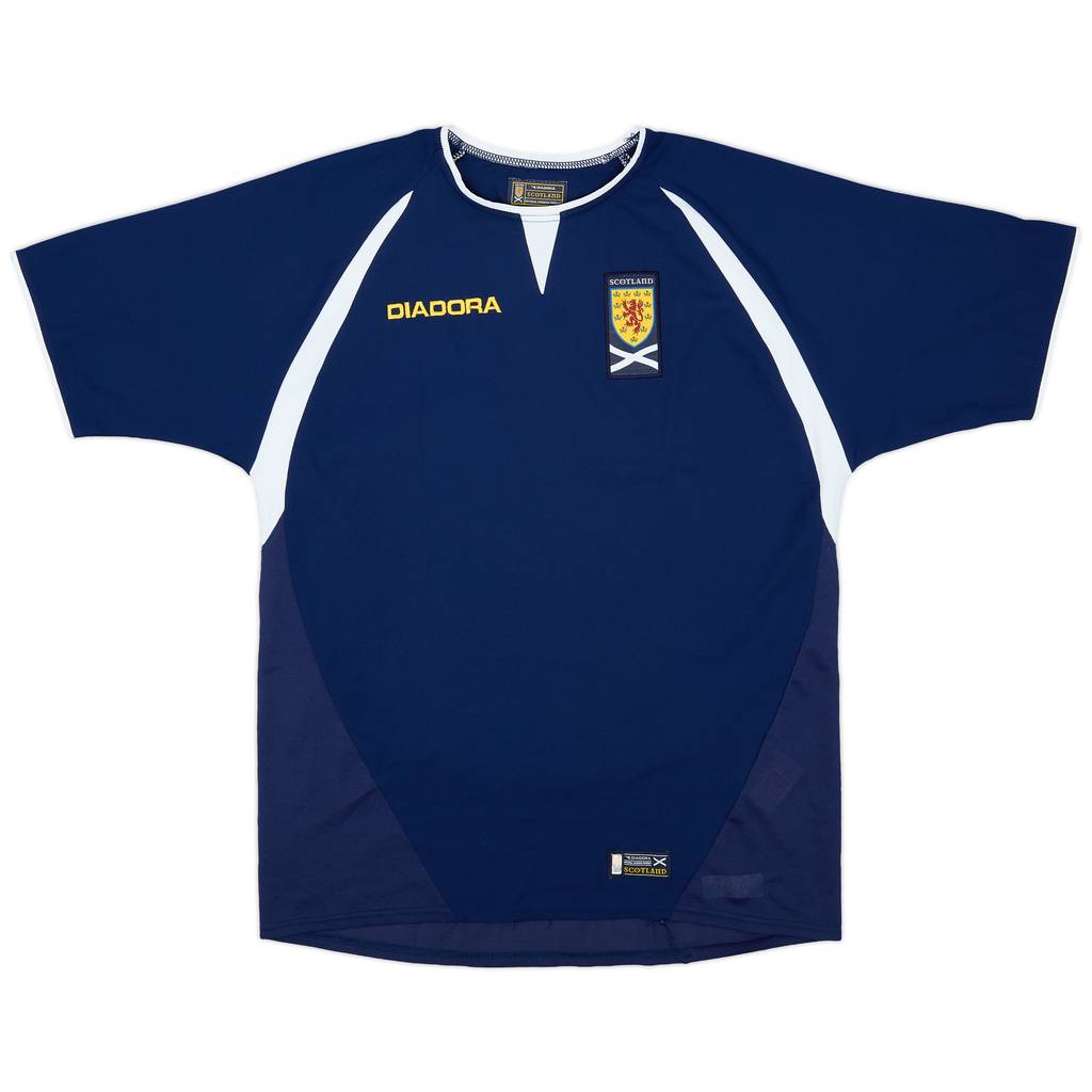 2003-05 Scotland Home Shirt - 9/10 - (XL.Boys)