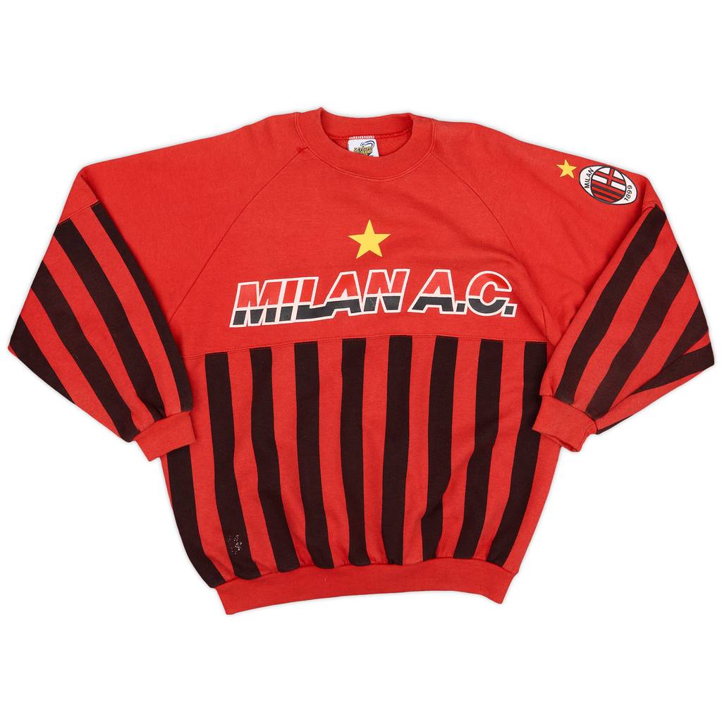 1990-91 AC Milan Le Felpe dei Grandi Club Sweat Top - 6/10 - (L)