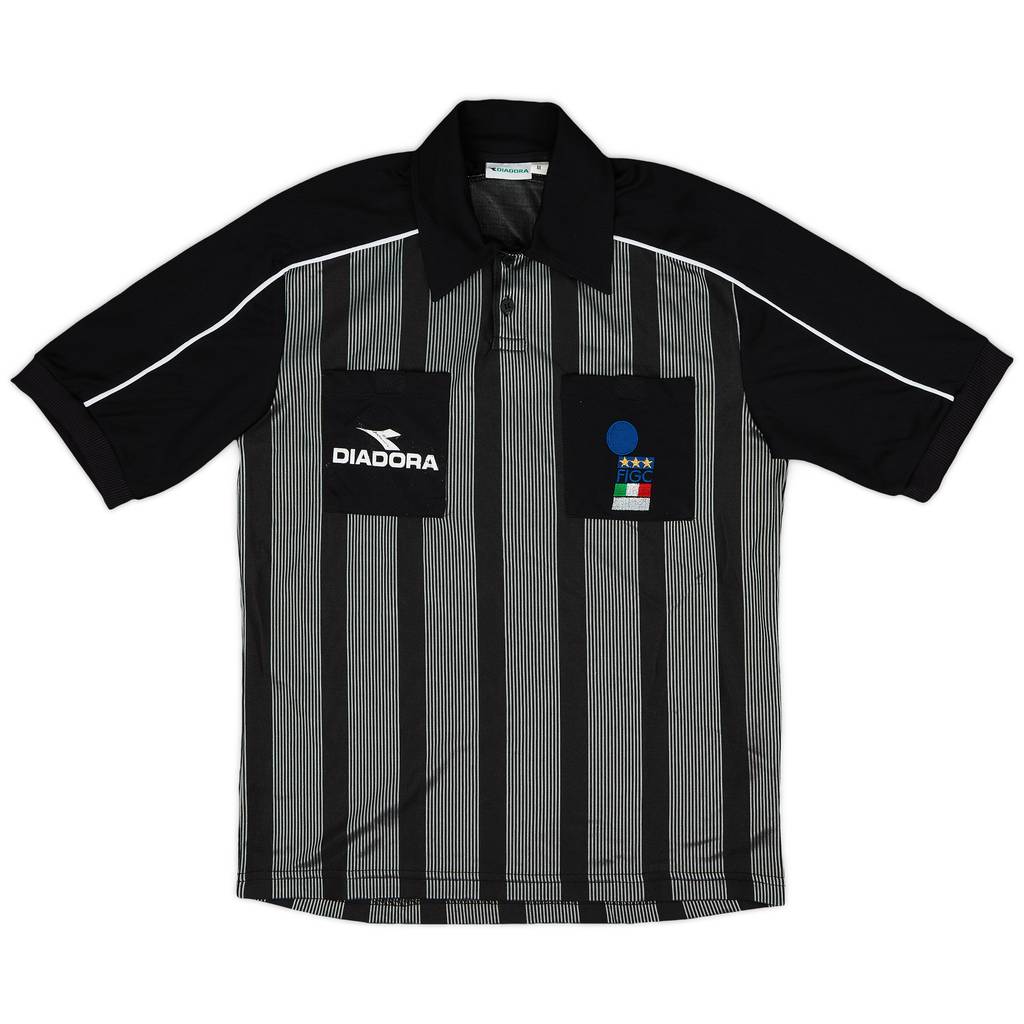 1999-00 Italy Diadora FIGC Referee Shirt - 6/10 - (M)