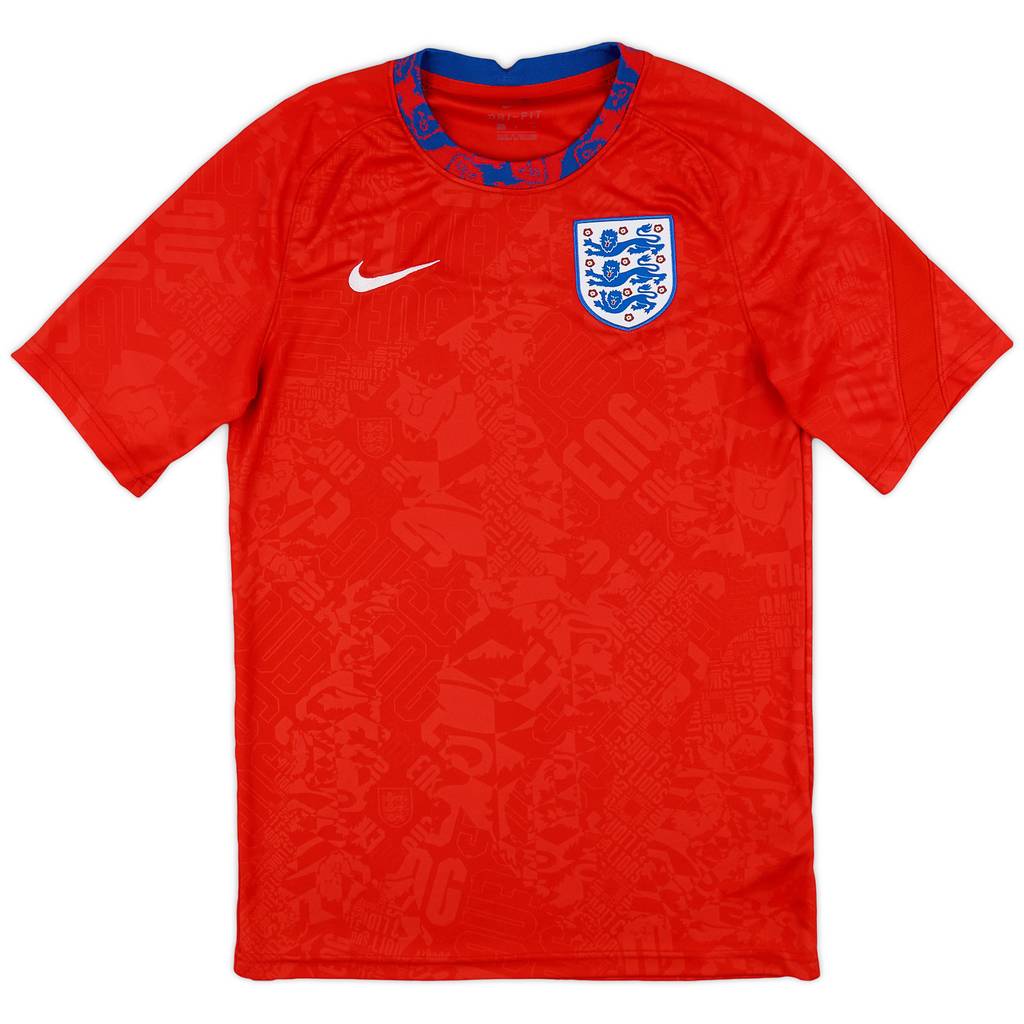 2020-2021 England Nike Training Shirt - 9/10 - (S)