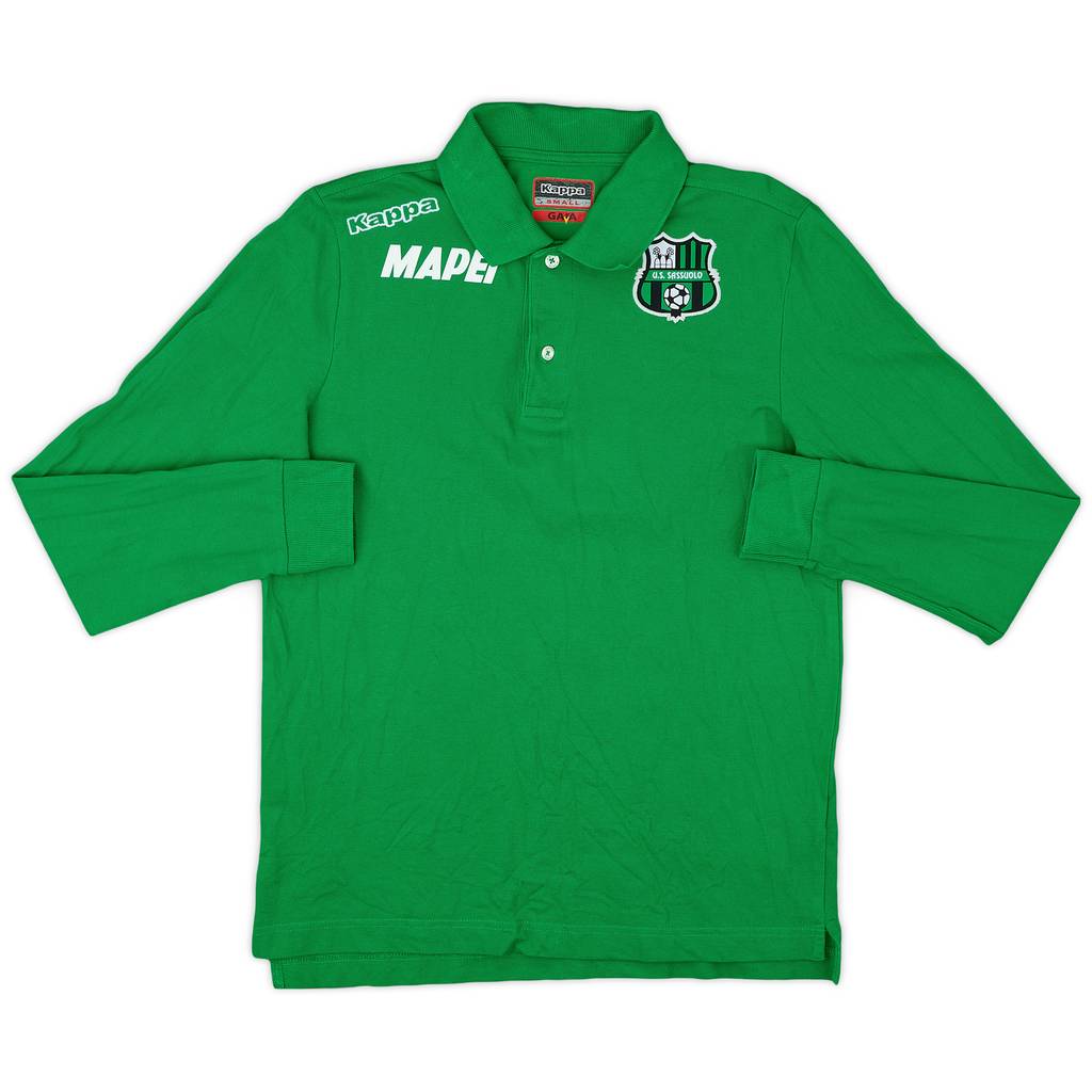 2017-18 Sassuolo Kappa Polo L/S Shirt - 8/10 - (S)