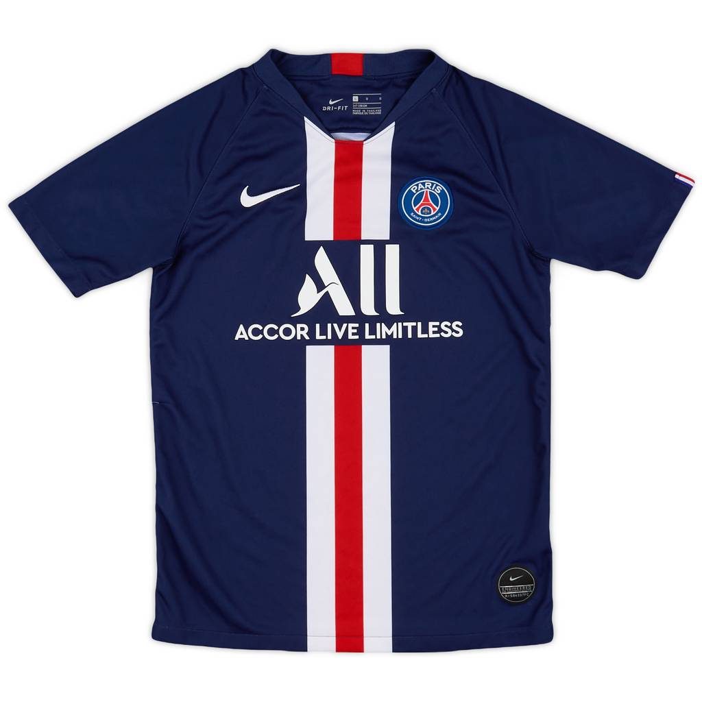 2019-20 Paris Saint-Germain Home Shirt - 7/10 - (L.Boys)