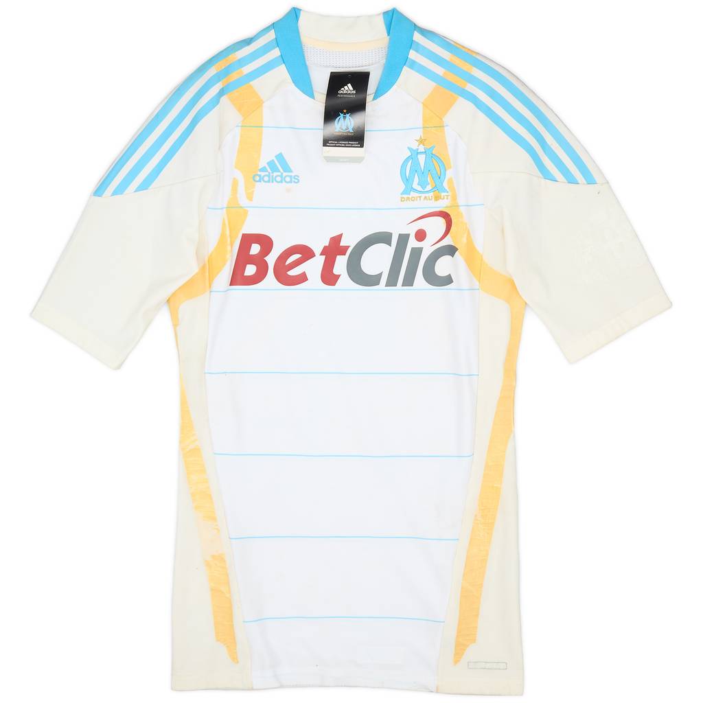 2010-11 Olympique Marseille Player Issue TechFit Home Shirt (M)