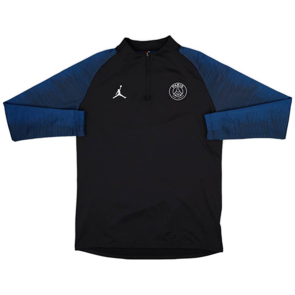 2020-21 Paris Saint-Germain Air Jordan 1/4 Zip Drill Top - 9/10 - (L)