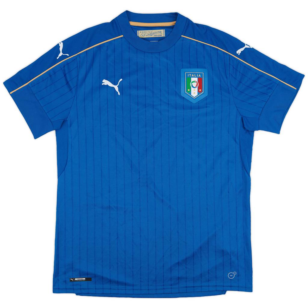 2016-17 Italy Home Shirt - 9/10 - (L)