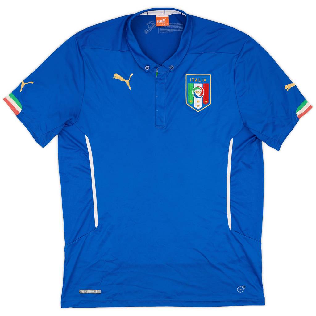 2014-15 Italy Home Shirt - 9/10 - (XL)