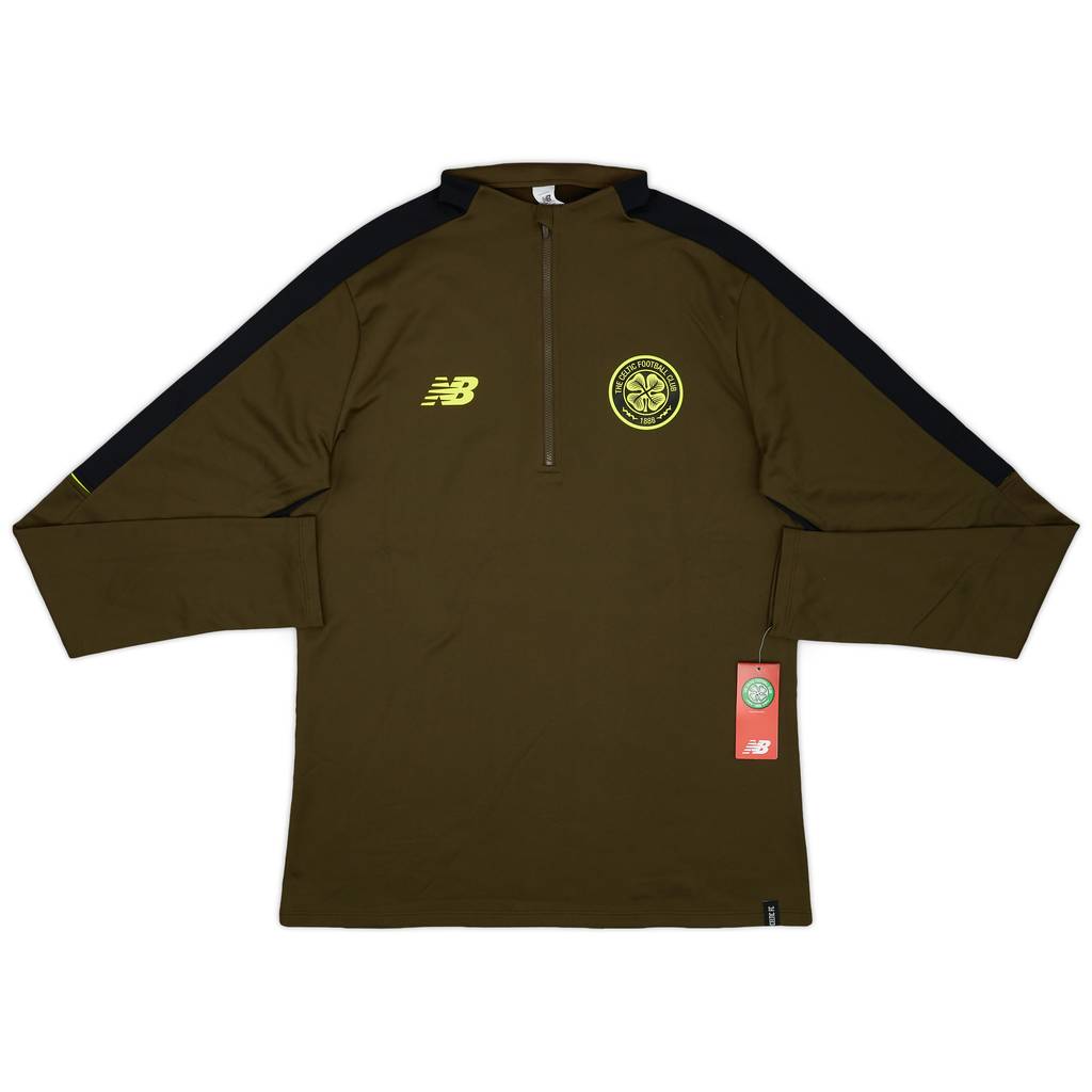 2018-19 Celtic New Balance 1/4 Zip Training Top (L)
