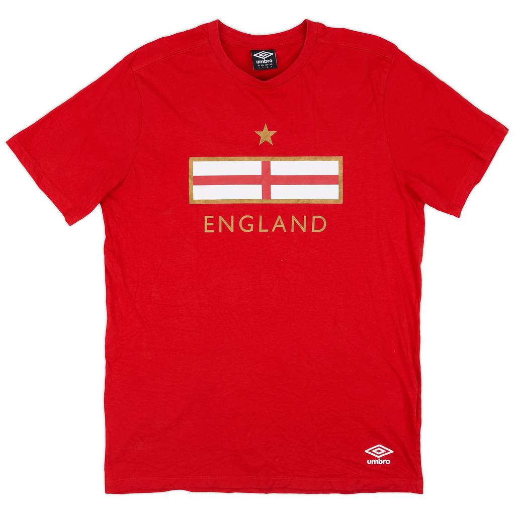 2010s England Umbro Cotton Tee - 10/10 - (L)