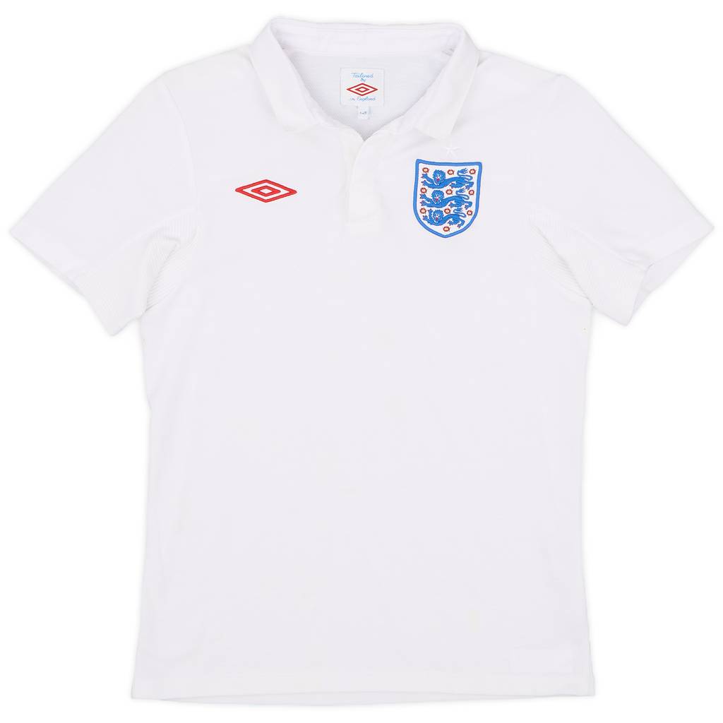 2009-10 England Home Shirt - 8/10 - (L.Boys)
