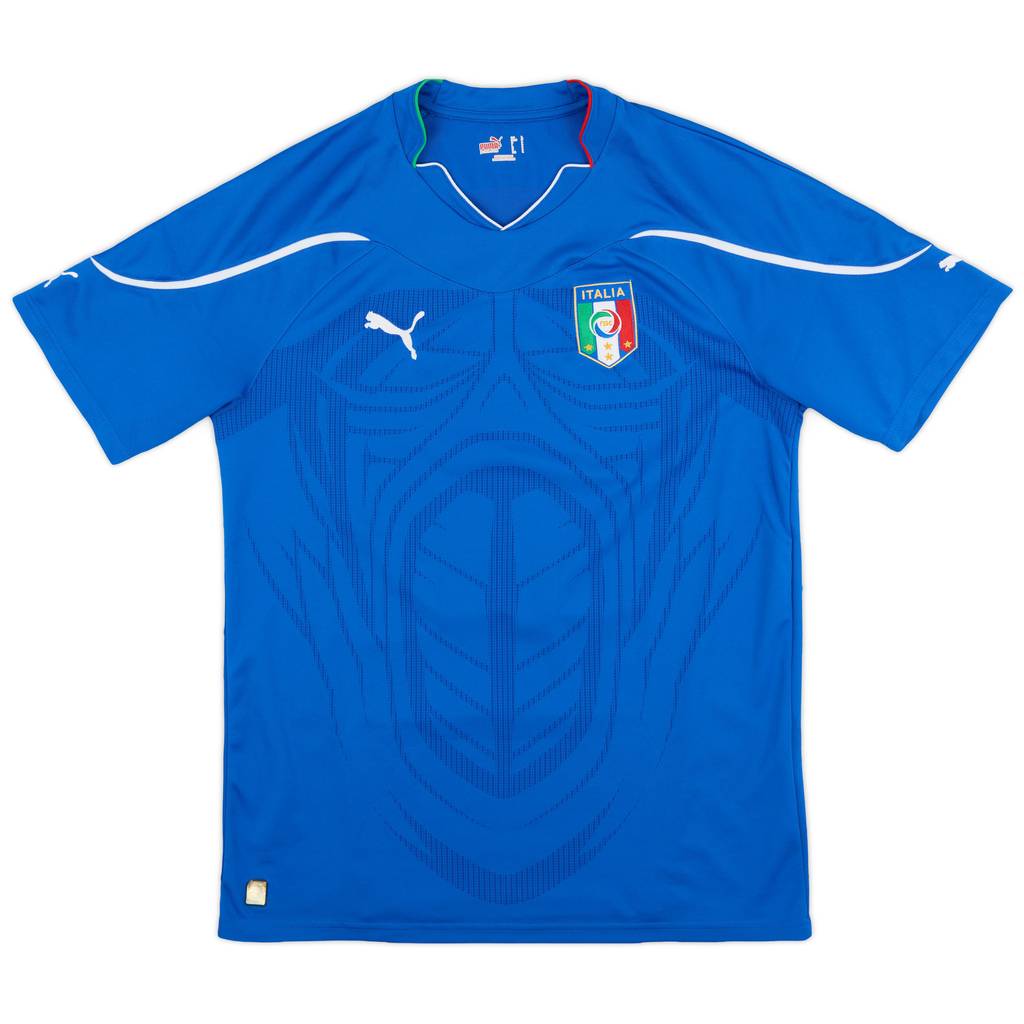 2010-12 Italy Home Shirt - 9/10 - (L)