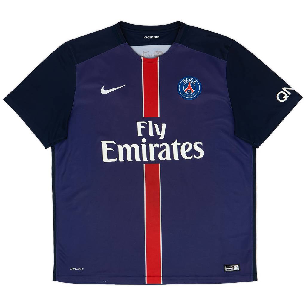 2015-16 Paris Saint-Germain Home Shirt - 5/10 - (XL)