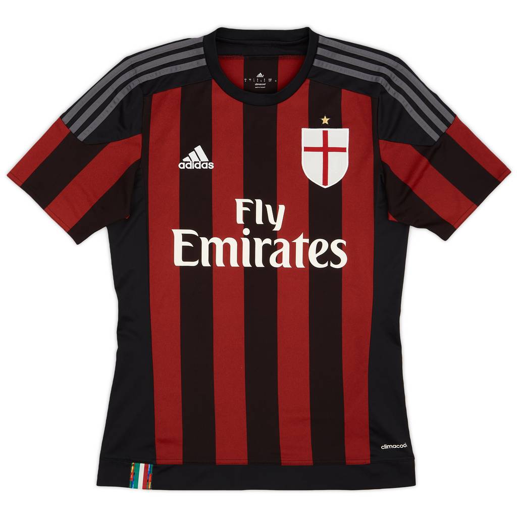 2015-16 AC Milan Home Shirt - 9/10 - (S)