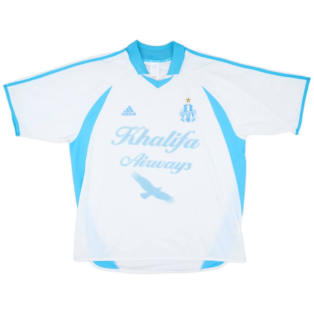 2001-02 Olympique Marseille Home Shirt - 7/10 - (XL)