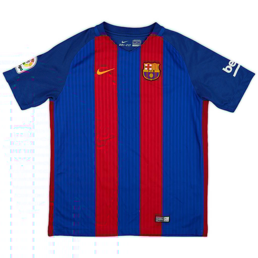 2016-17 Barcelona Home Shirt - 9/10 - (XL.Boys)