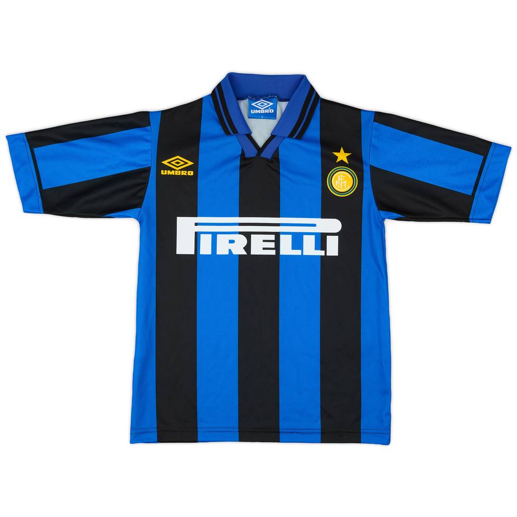 1995-96 Inter Milan Basic Home Shirt - 8/10 - (Y)
