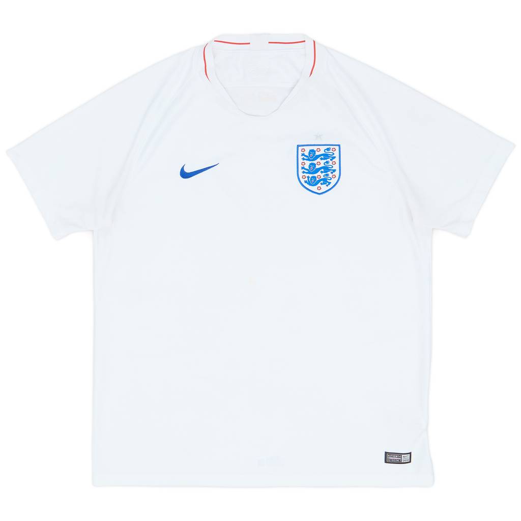 2018-19 England Home Shirt - 7/10 - (XL)