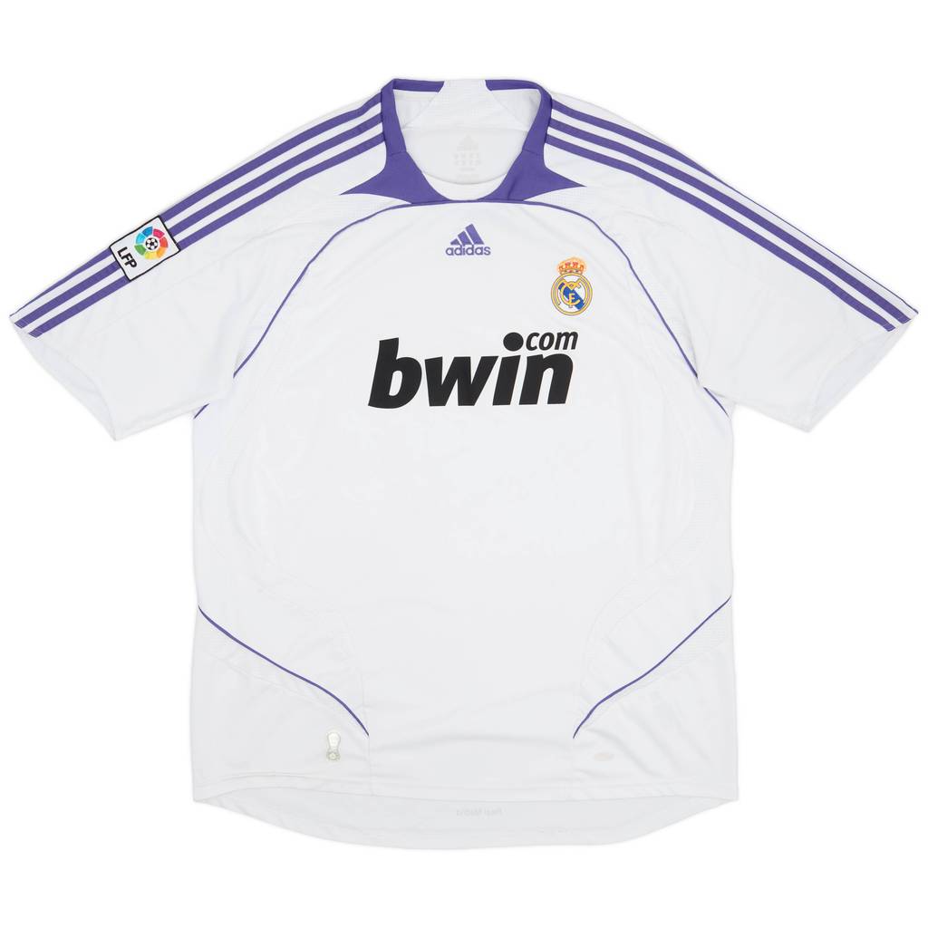 2007-08 Real Madrid Home Shirt - 6/10 - (XXL)