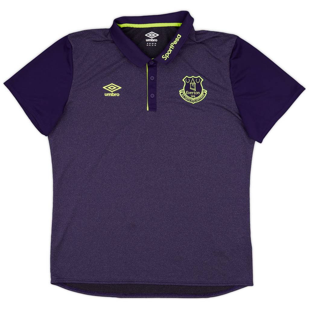 2019-20 Everton Umbro Polo Shirt - 9/10 - (XXL)