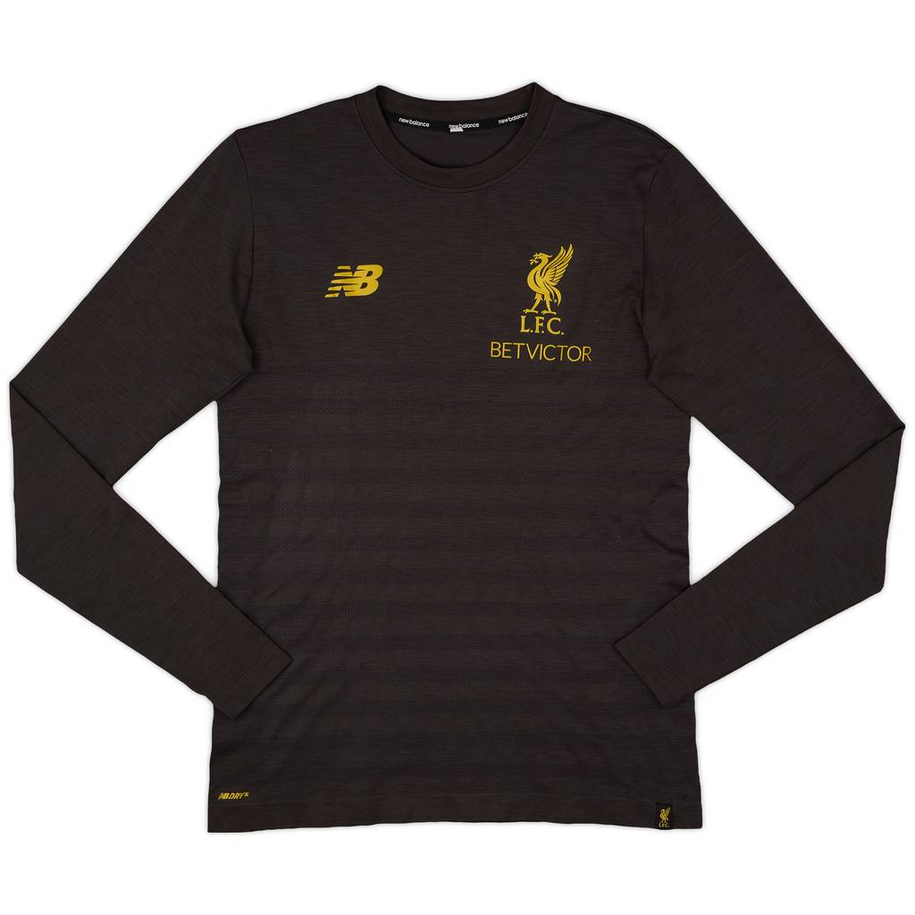 2016-17 Liverpool New Balance Training L/S Shirt - 8/10 - (M)