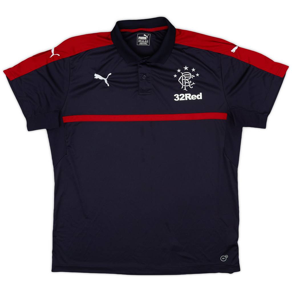 2016-17 Rangers Puma Polo Shirt - 7/10 - (XXL)
