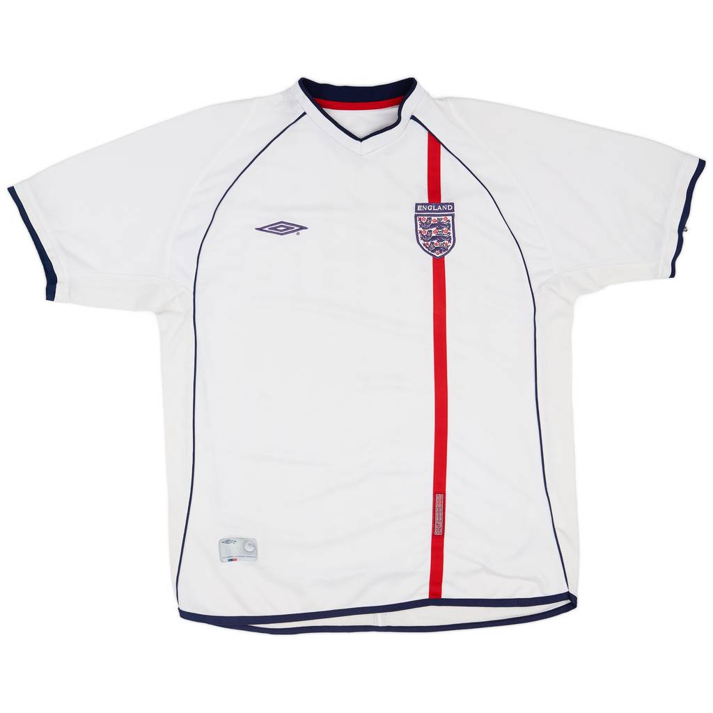 2001-03 England Home Shirt - 5/10 - (3XL)