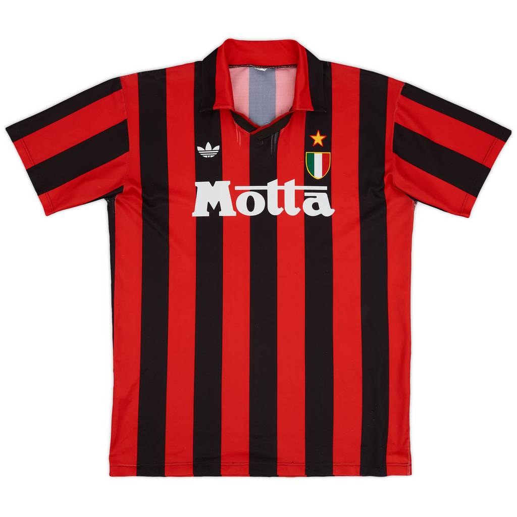 1992-93 AC Milan Home Shirt - 5/10 - (M)