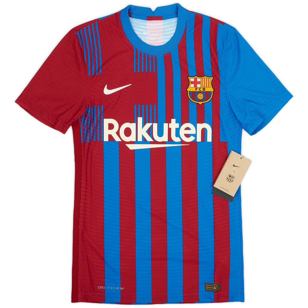 2021-22 Barcelona Authentic Home Shirt (XS)