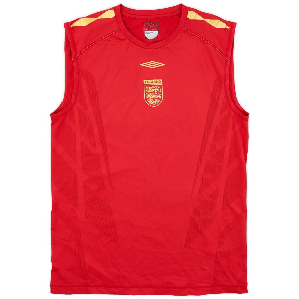 2008-10 England Umbro Training Vest - 8/10 - (XL)