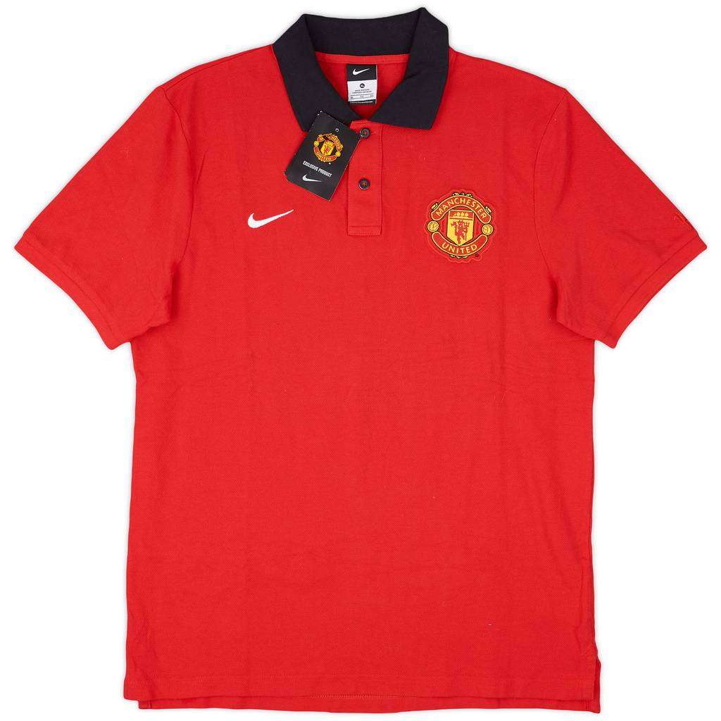 2013-14 Manchester United Nike Polo Shirt (XL)