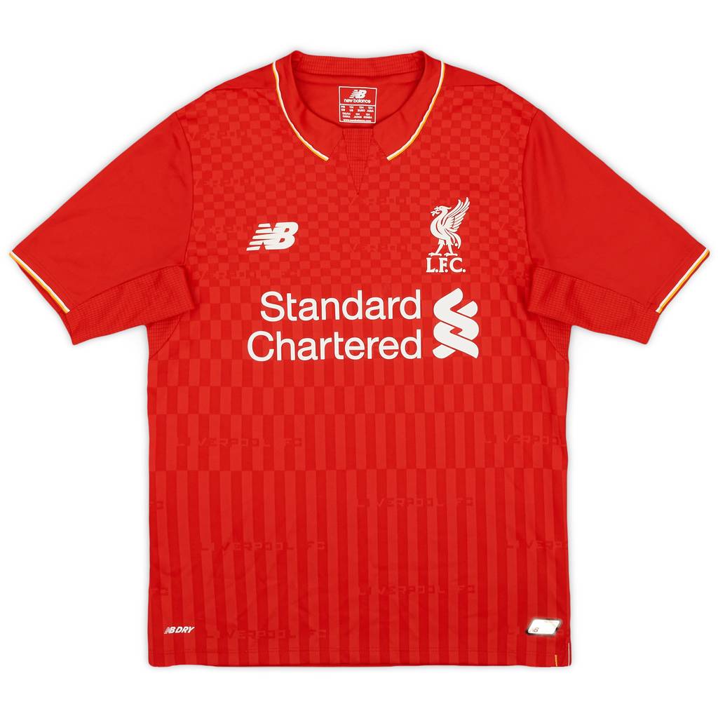 2015-16 Liverpool Home Shirt - 9/10 - (M.Boys)