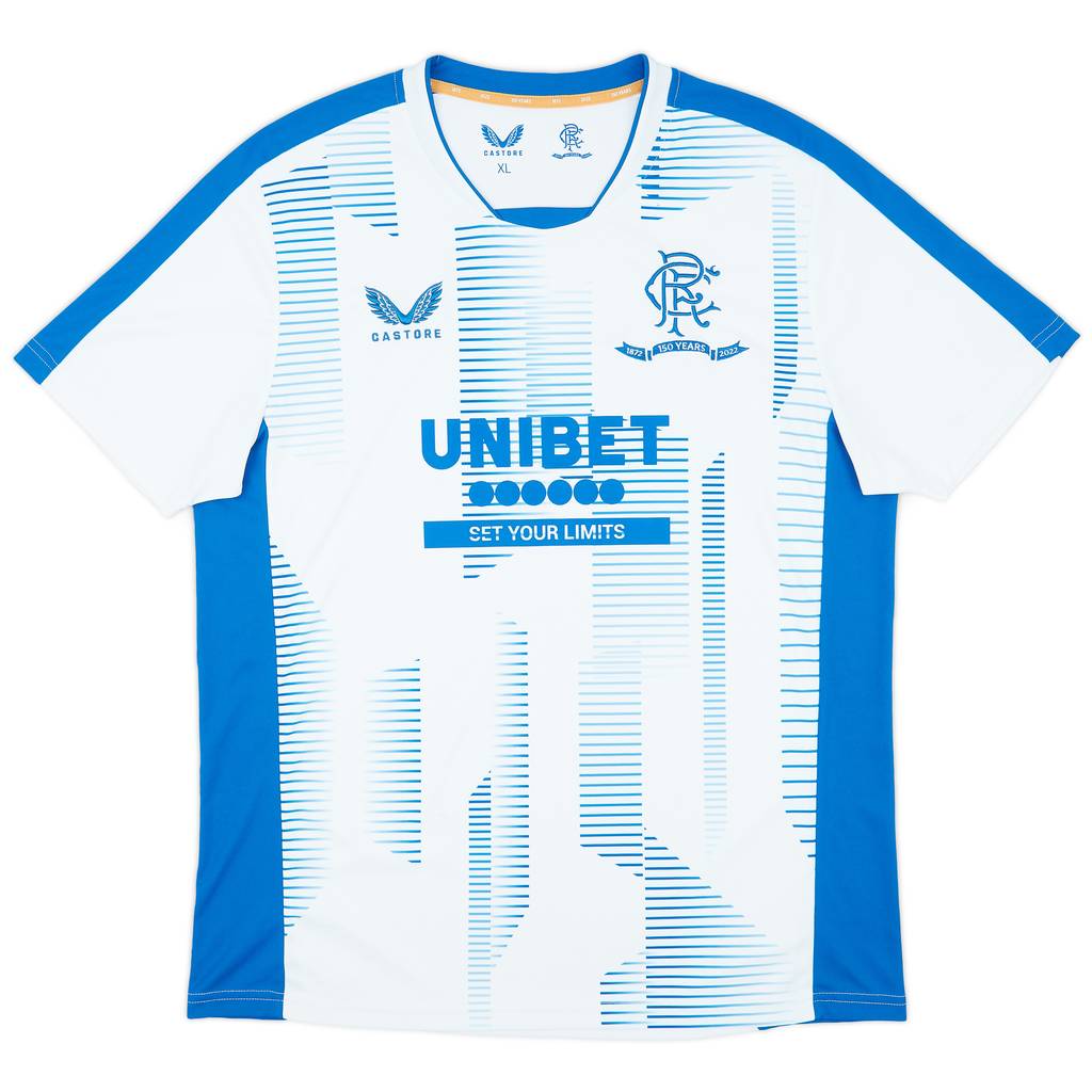 2021-22 Rangers Castore Training Shirt - 6/10 - (XL)
