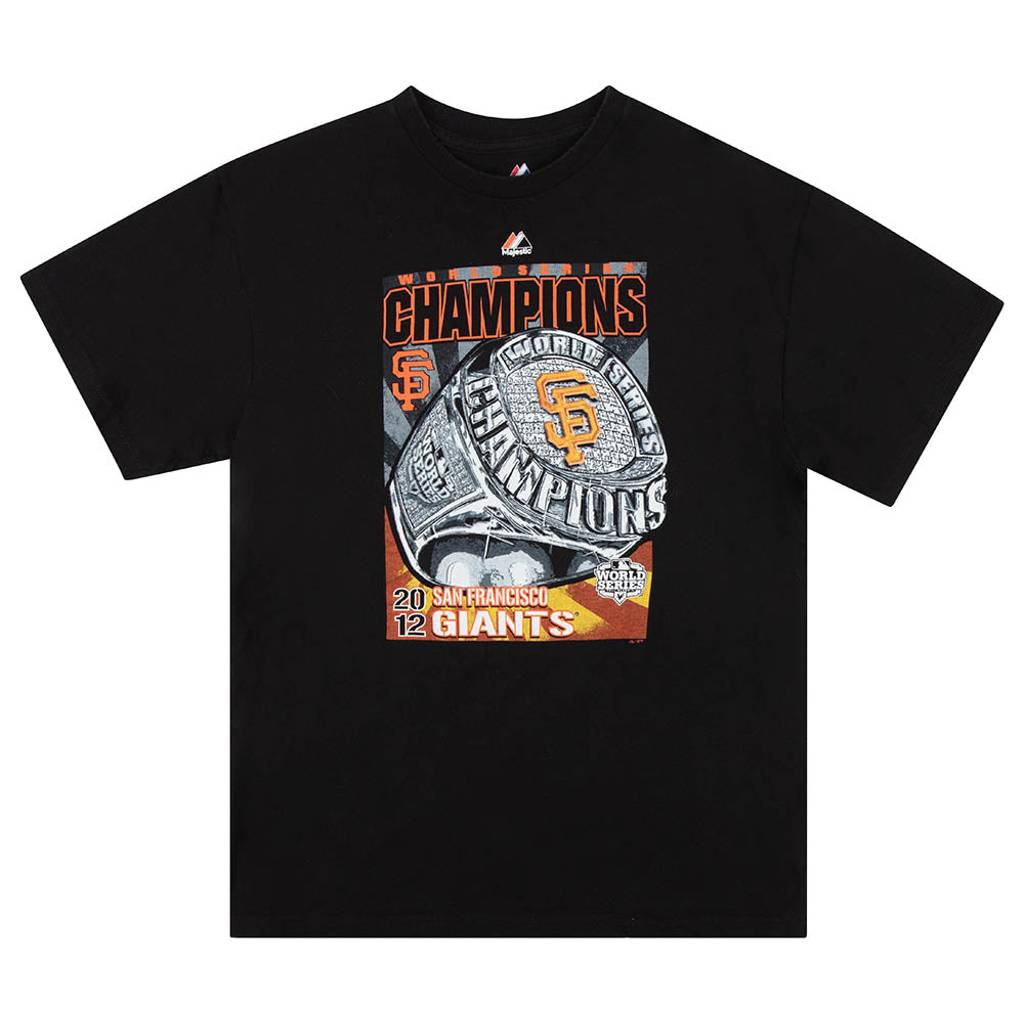 2012 San Francisco Giants World Series Champions Majestic Graphic Tee L
