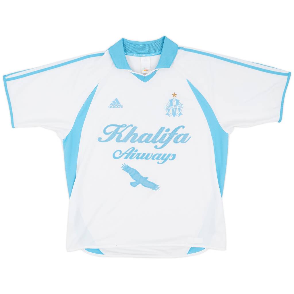 2001-02 Olympique Marseille Home Shirt - 9/10 - (XL)