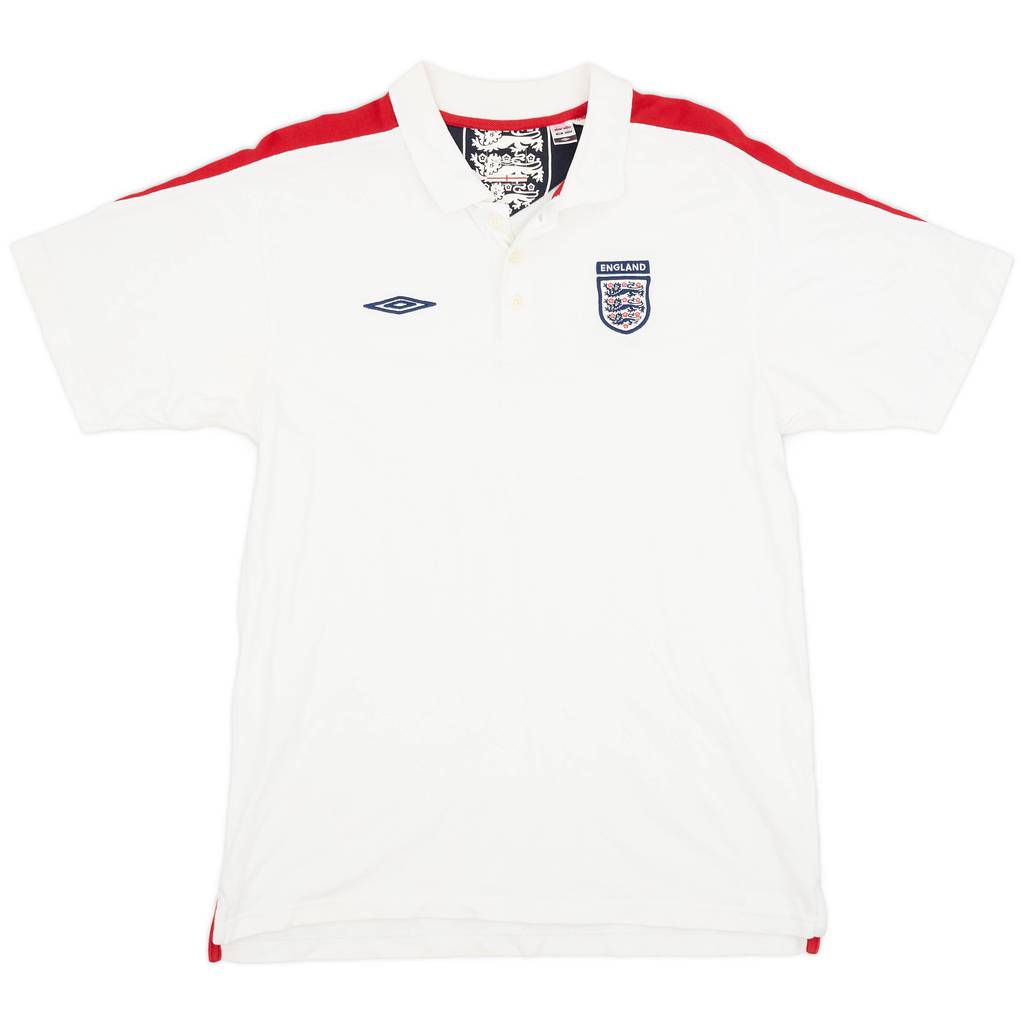 2005-06 England Umbro Polo Shirt - 8/10 - (L)