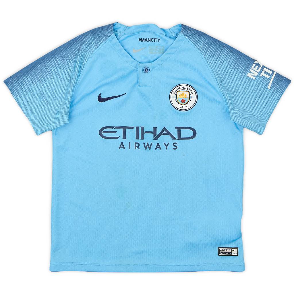 2018-19 Manchester City Home Shirt - 6/10 - (5-6 Years)