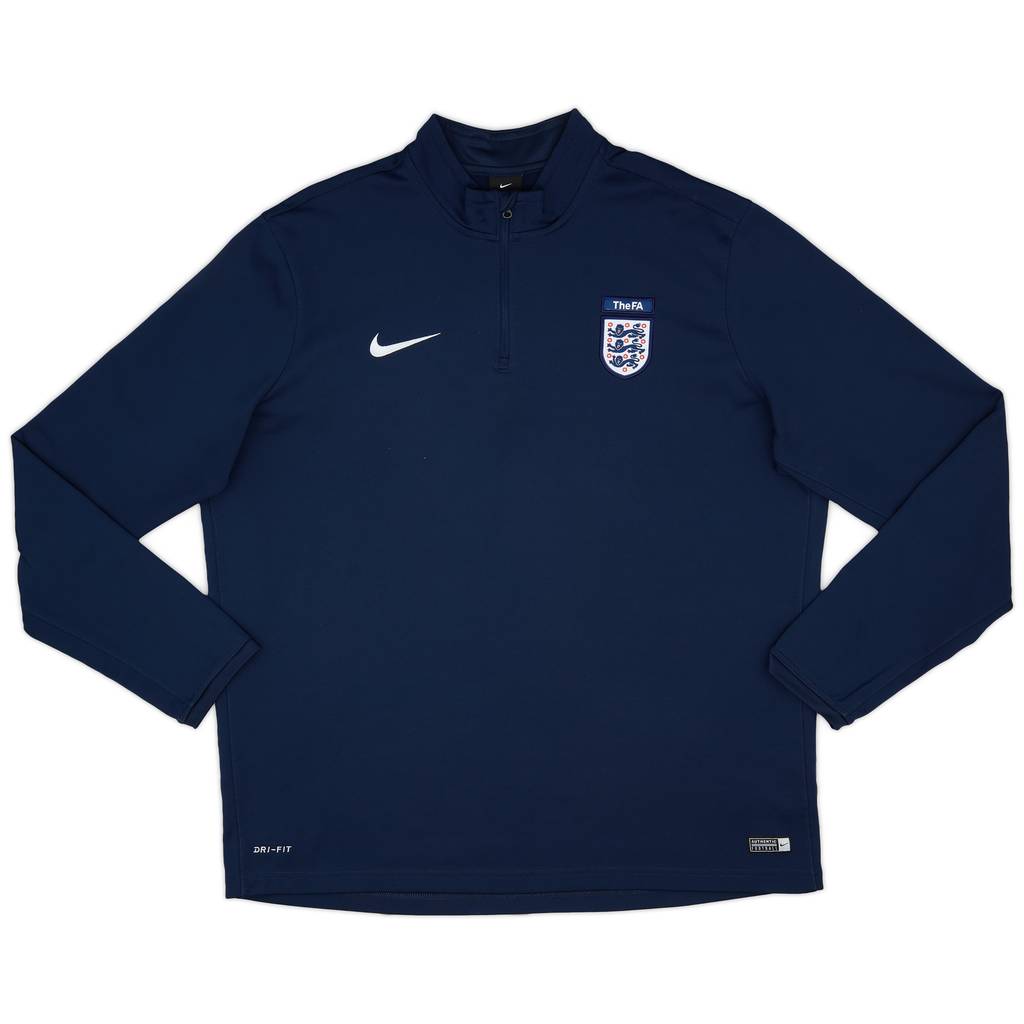 2016-17 England Referee Nike 1/4 Zip Drill Top - 9/10 - (XXL)