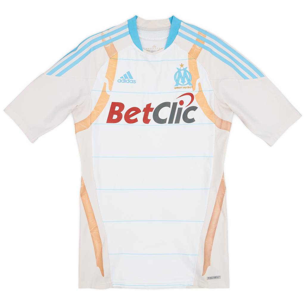 2010-11 Olympique Marseille Player Issue TechFit Home Shirt - 5/10 - (L)