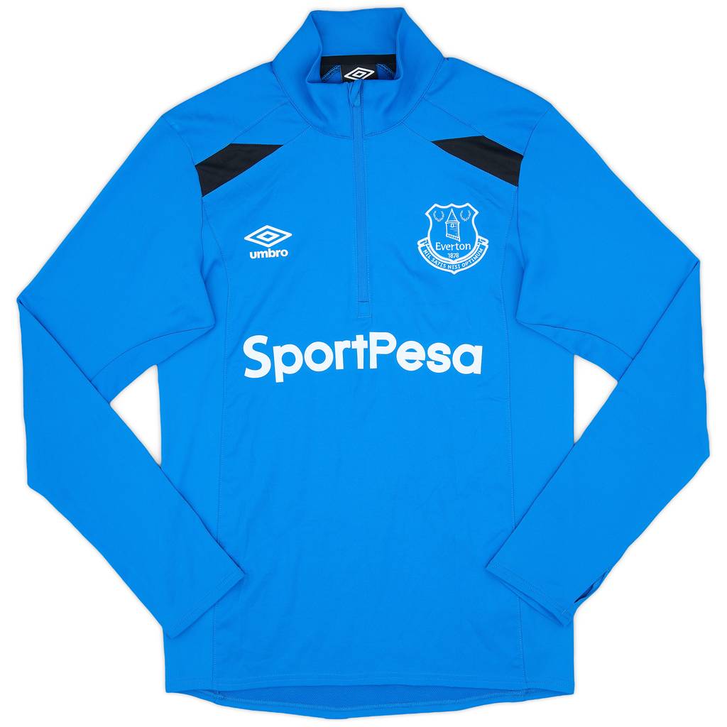 2018-19 Everton Umbro 1/4 Zip Training Top - 8/10 - (S)