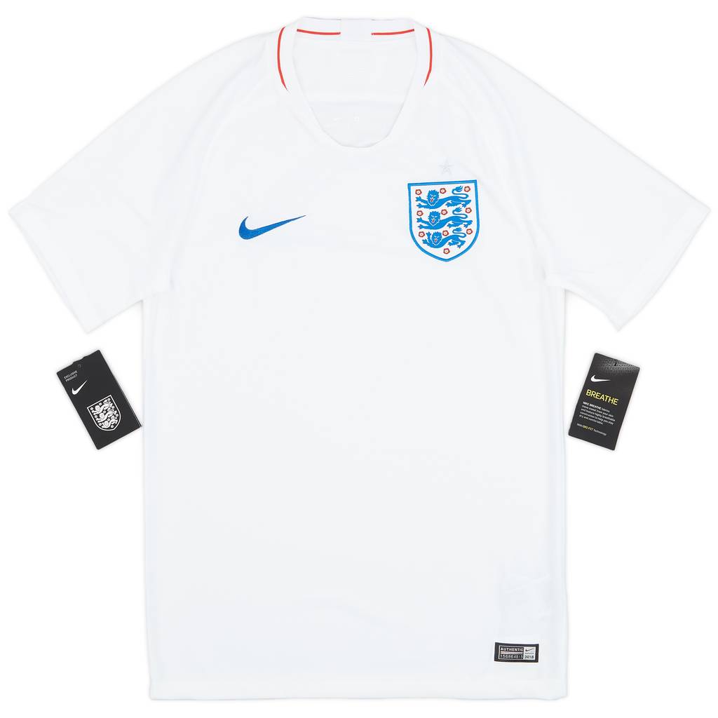2018-19 England Home Shirt (S)