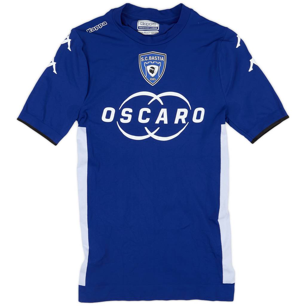 2017-19 Bastia Authentic Home Shirt - 9/10 - (M/L)