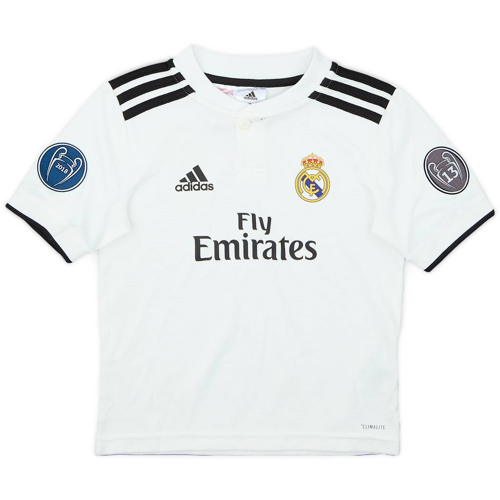 2018-19 Real Madrid Home Shirt - 9/10 - (5-6 Years)