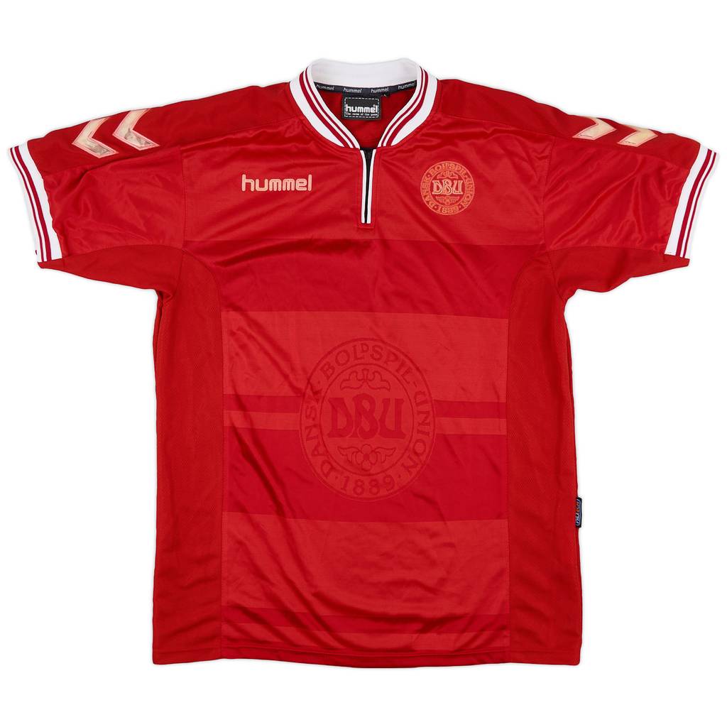 2000-02 Denmark Home Shirt Rasmussen - 7/10 - (L)