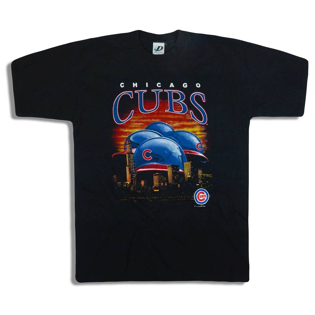 2002 Chicago Cubs Helmet Tee XL