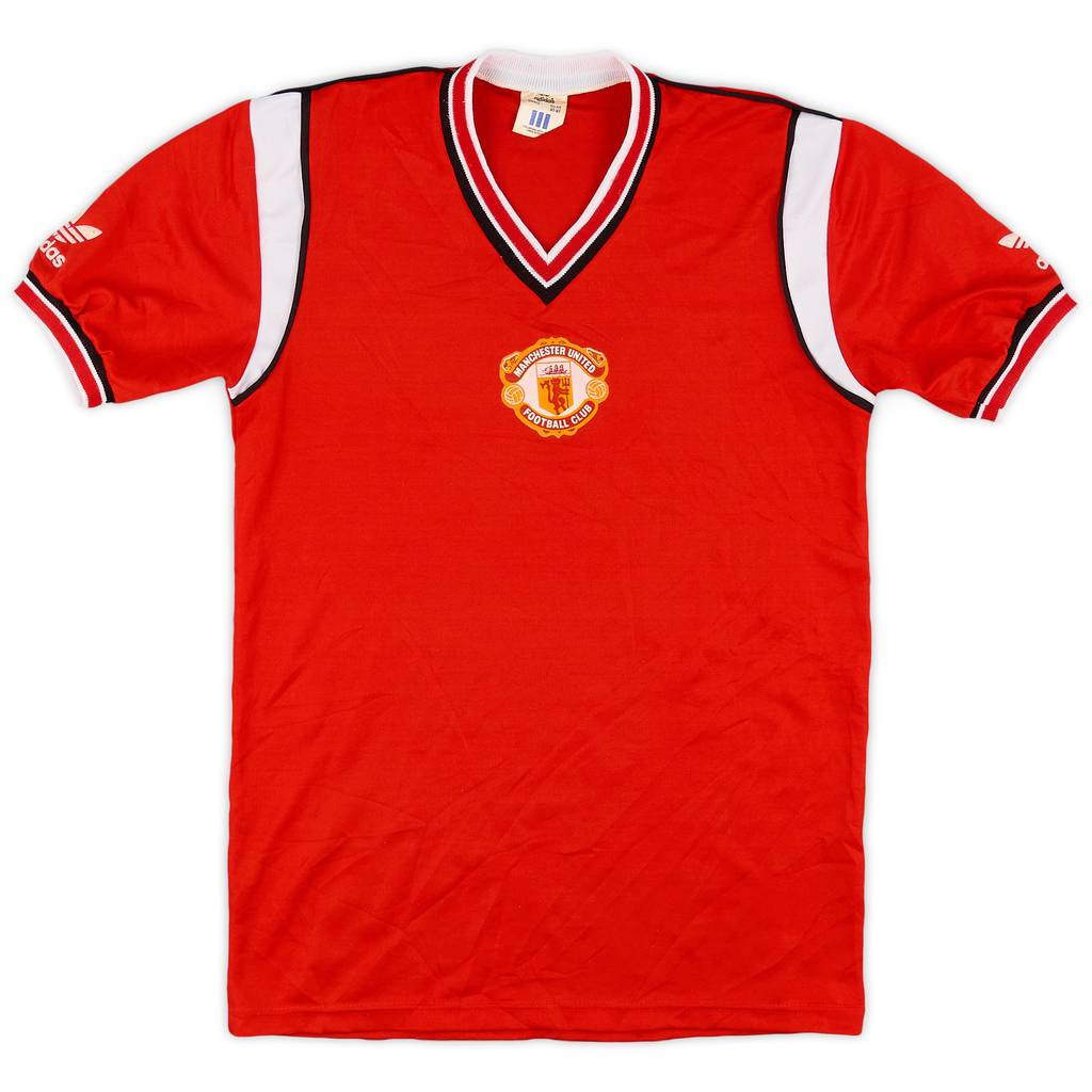 1984-86 Manchester United Home Shirt - 8/10 - (S)
