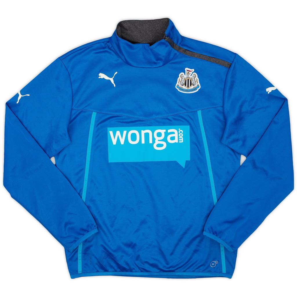 2013-14 Newcastle United Puma 1/4 Zip Fleece Top - 8/10 - (M)